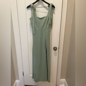 Birdy Grey Bridesmaid Dress - Alex Convertible Dress - Crepe Sage - Size M